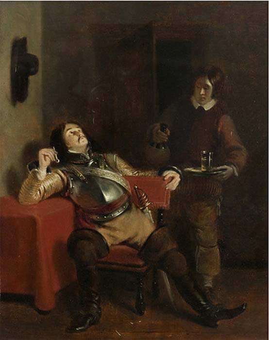A Man Smoking